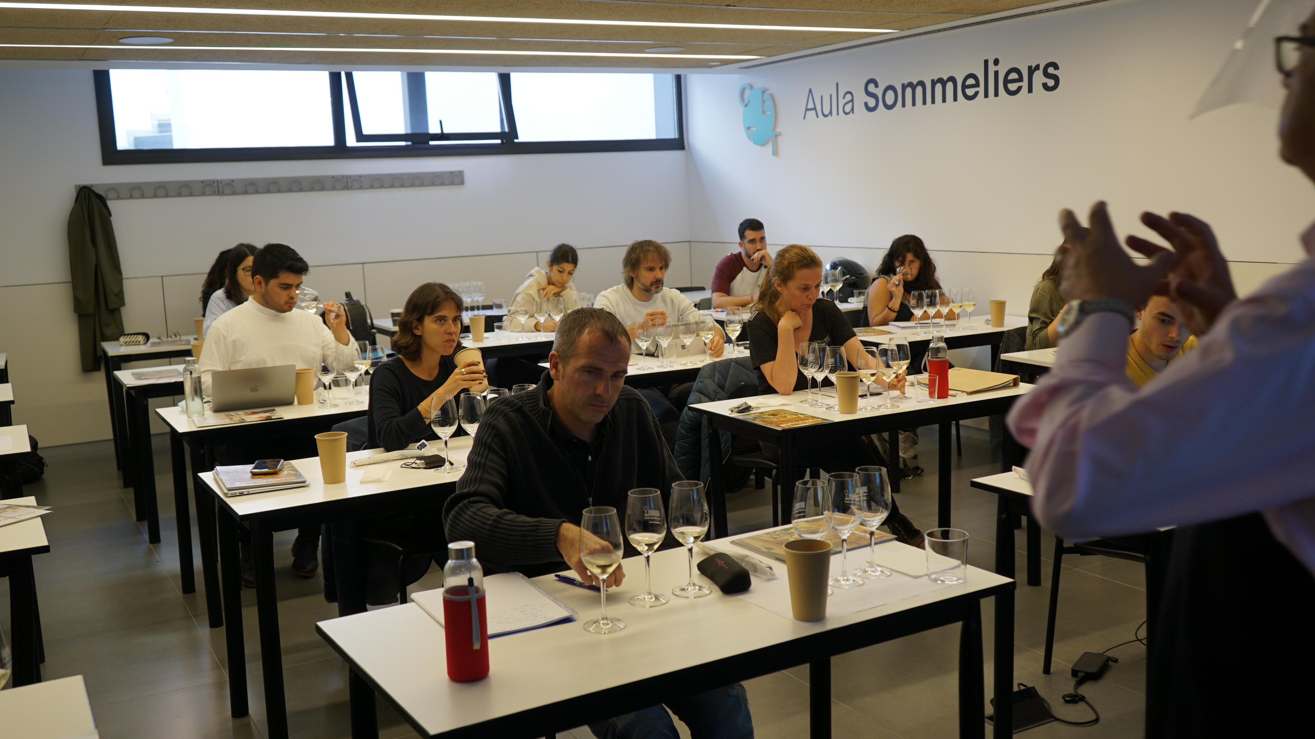 Photography from: Clase sobre el champagne en el Diploma Superior de Sommelier | CETT